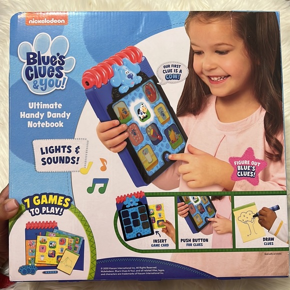 Nickelodeon Toys Blues Clues You Ultimate Handy Dandy Notebook